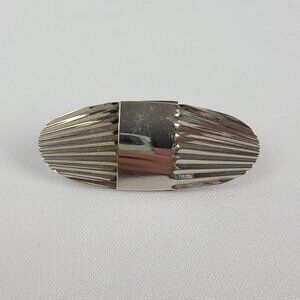 VINTAGE Silver Tone Scarf Clip